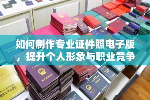 暖暖如何制作专业证件照电子版，提升个人形象与职业竞争力